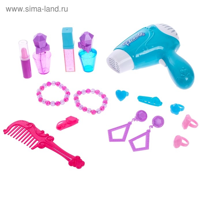 Столик с зеркалом &laquo;Модница&raquo;, с аксессуарами