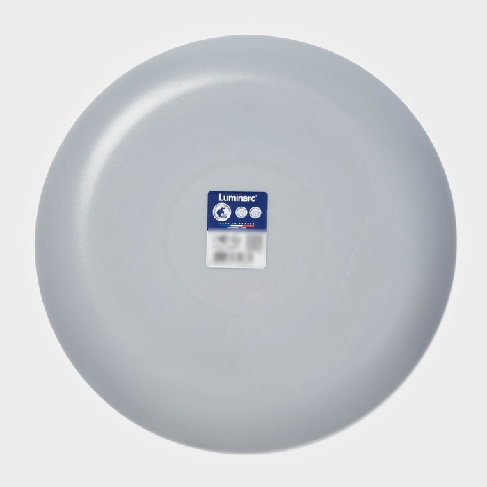 Тарелка обеденная Luminarc DIWALI GRANITE, d=25 см, стеклокерамика, серая Тарелка обеденная Luminarc DIWALI GRANITE, d=25 см, стеклокерамика, серая