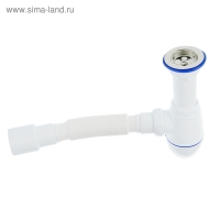 Сифон для раковины Unicorn A120, 1 1/2"х40 мм, литой выпуск