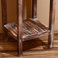 Тумба "Старый Бали" 40х40х80 см, дерево албезия, светло-коричневый