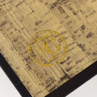 Сейф-книга дерево, кожзам "Золотой вклад" 21х13х5 см