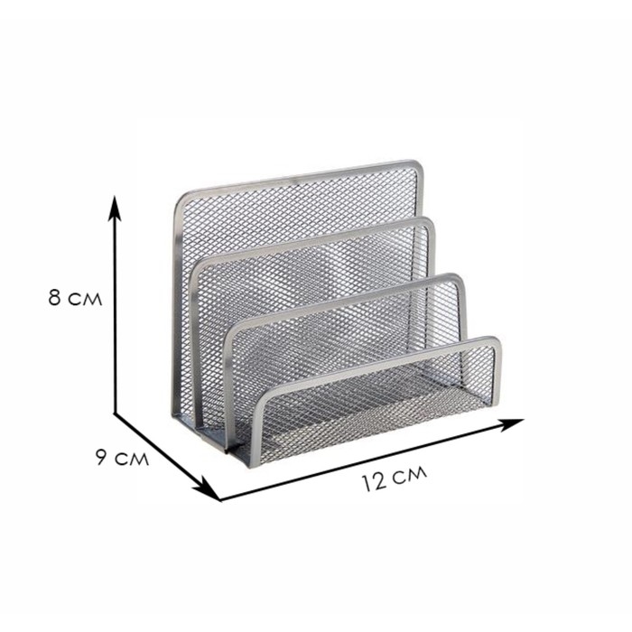 Подставка для бумаг, серая, сетка Подставка для бумаг, серая, сетка