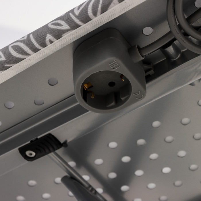 Доска гладильная Dogrular &laquo;Элона&raquo;, 120&times;38 см, регулируемая высота до 90 см, цвет серый