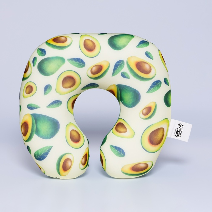 Подушка для путешествий антистресс &laquo;Сочные авокадо&raquo;