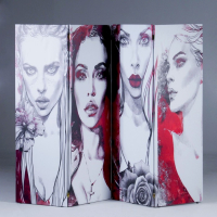 Ширма "Роковые девушки", 200 х 160 см