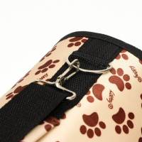 Сумка - переноска для животных "Лапки Happy", бежевая, размер М, 40 х 21 х 27 см Сумка - переноска для животных "Лапки Happy", бежевая, размер М, 40 х 21 х 27 см