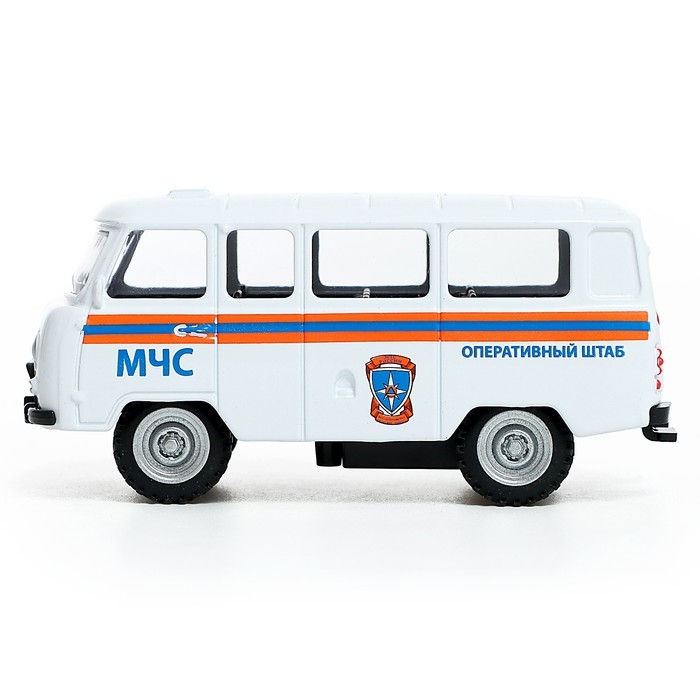 Машина металлическая &laquo;УАЗ-3962. МЧС&raquo;, инерция, 1:43
