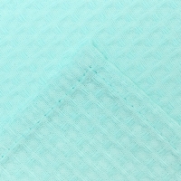 Детский вафельный уголок Экономь и Я 90х90 см, небесный, 100% хлопок, 200 г/м2 Детский вафельный уголок Экономь и Я 90х90 см, небесный, 100% хлопок, 200 г/м2