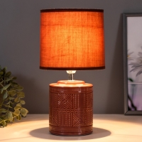 Настольная лампа Берти E14 40Вт терракотовый 15х15х29 см RISALUX Настольная лампа Берти E14 40Вт терракотовый 15х15х29 см RISALUX