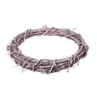 Лиана сухая, венок &mdash; 10 см, цвет белый