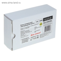 Блок питания Ecola для светодиодной ленты 12 В, 200 Вт, IP20 Блок питания Ecola для светодиодной ленты 12 В, 200 Вт, IP20