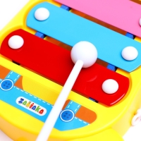 Металлофон &laquo;Мишка&raquo;, цвета МИКС