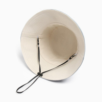 Панама двусторонняя MINAKU, цвет голубой/молочный, размер 56