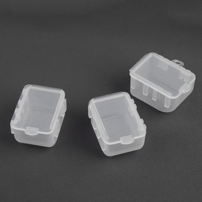 Органайзер для хранения мелочей, с подвесом, 7 съёмных отделений, 20,5 × 4,5 × 2 см, цвет прозрачный Органайзер для хранения мелочей, с подвесом, 7 съёмных отделений, 20,5 × 4,5 × 2 см, цвет прозрачный