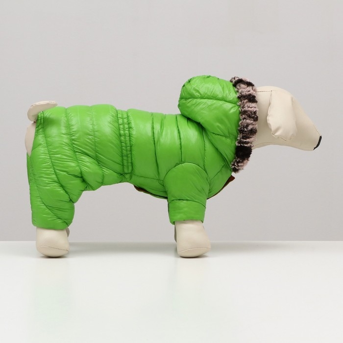 Комбинезон Комбинезон "Лайв" с утяжкой, размер 12 (ДС 28 см, ОГ 38 см, ОШ 27 см), салатовый