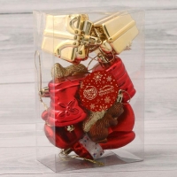 Набор украшений пластик 8 шт "В гостях у белочек" микс