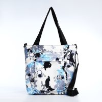 Шопер на молнии, цвет голубой Шопер на молнии, цвет голубой