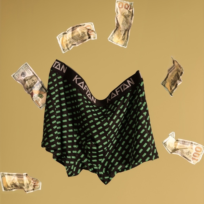 Трусы мужские боксеры KAFTAN  "Деньги", цвет черный  размер 56