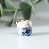 Сувенир керамика "Манэки-нэко с веером и в цветах" МИКС 1,2х0,6х1,5 см Сувенир керамика "Манэки-нэко с веером и в цветах" МИКС 1,2х0,6х1,5 см