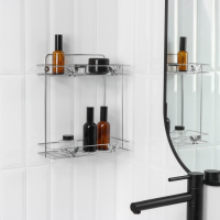 Полка 2-х ярусная Доляна «Бабочки», 28×10,5×31 см Полка 2-х ярусная Доляна «Бабочки», 28×10,5×31 см