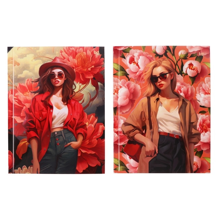 Бизнес-блокнот А5 64 листа в клетку, New look, обложка картон, глянцевая ламинация, выборочный лак, блок 60г/м2, МИКС Бизнес-блокнот А5 64 листа в клетку, New look, обложка картон, глянцевая ламинация, выборочный лак, блок 60г/м2, МИКС