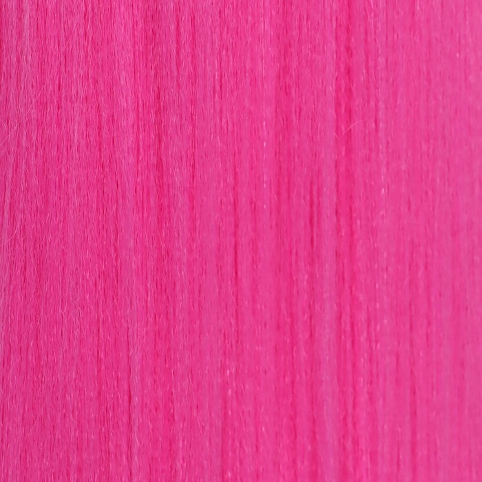 SIM-BRAIDS Канекалон однотонный, гофрированный, 65 см, 90 гр, цвет розовый(#1855)