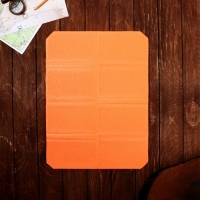 Коврик туристический складной &laquo;У костра&raquo;, 38 х 27 см, цвет оранжевый