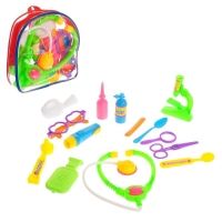 Набор доктора «Маленькая медсестра-4», 13 предметов, цвет МИКС Набор доктора «Маленькая медсестра-4», 13 предметов, цвет МИКС