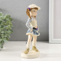 Сувенир полистоун "Девочка модница" МИКС 18х7,5х7 см
