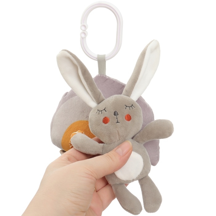 Подвеска музыкальная &laquo;Зайка Бонни&raquo;, с пищалкой, на кроватку, коляску, Крошка Я