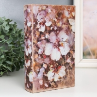 Сейф-книга дерево кожзам "Цветник. Ретро" 21х13х5 см Сейф-книга дерево кожзам "Цветник. Ретро" 21х13х5 см