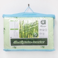 Одеяло всесезонное Адамас "Бамбук", размер 200х220 &plusmn; 5 см, 300гр/м2, чехол п/э
