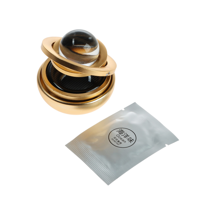 Аксессуар на панель, гравитационные кольца, вращается от солнца, золото Аксессуар на панель, гравитационные кольца, вращается от солнца, золото