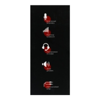 Наушники Ritmix RH-560M Gaming, игровые, полноразмерные,микрофон,3.5мм, 1.8 м, черно-зеленые