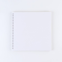 Скетчбук на гребне &laquo;Черный&raquo;, 20х20см, 40 листов