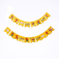 Гирлянда бумажная &laquo;С днём рождения&raquo;, Три кота, 300 см