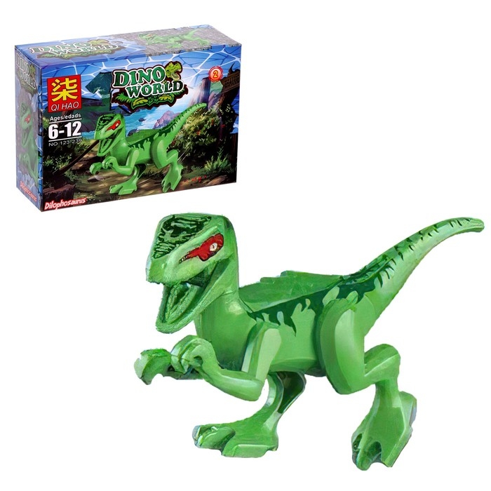 Конструктор блочный &laquo;Динозавры&raquo;, 12 видов, МИКС