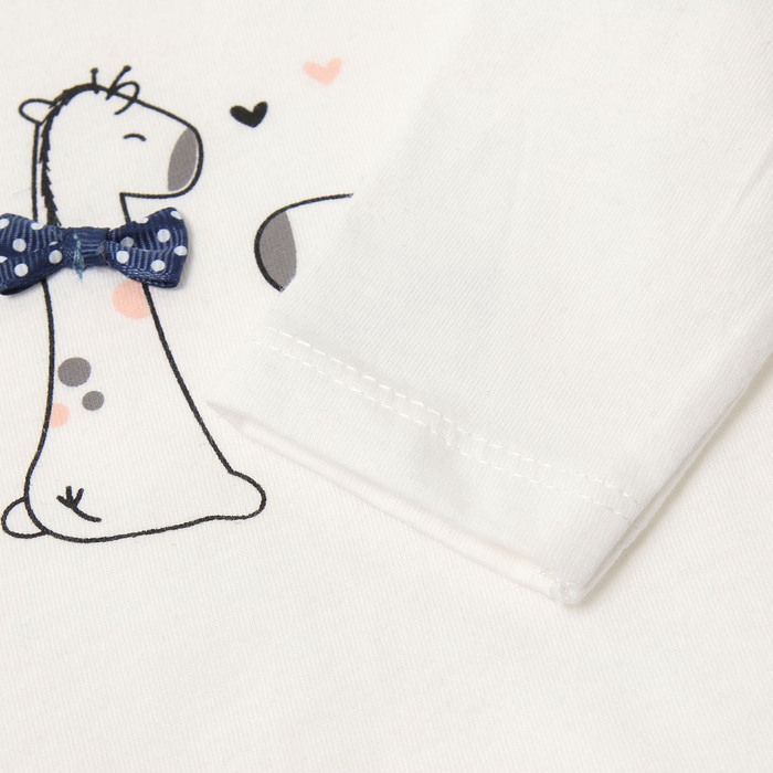 Комплект детский, цвет персик, рост 74 см