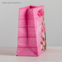 Пакет подарочный ламинированный горизонтальный, упаковка, &laquo;Женский день&raquo;, L 40 х 31 х 11,5 см