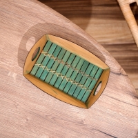 Поднос из бамбука 25х18х4 см