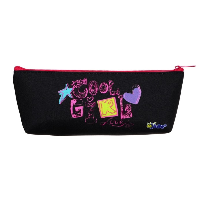 Пенал мягкий, 1 отделение, 80 х 190(225) х 40 мм, объёмный, ПМО 32-20 "Яркий логотип" 70686