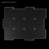 Фоторамка пластик на 12 фото 10х15 см "Мелкий горошек" белая 43,5х57 см