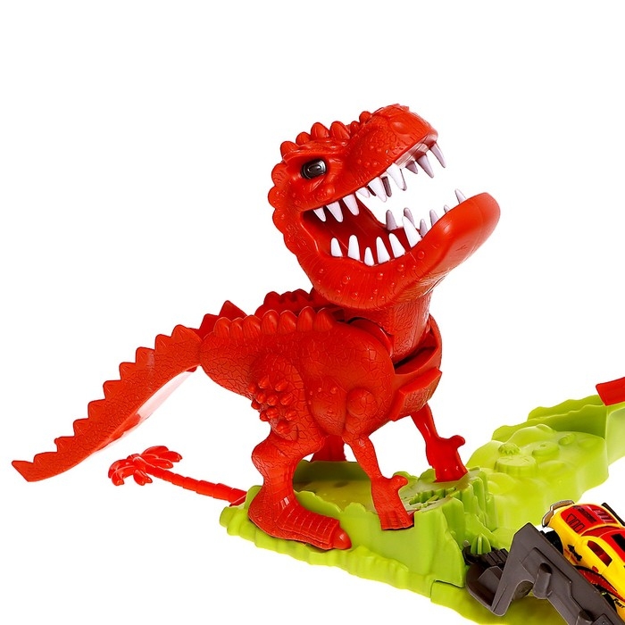 Автотрек &laquo;Дино-трек&raquo;, с запуском, звуковые эффекты