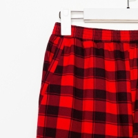 Костюм мужской домашний (футболка и брюки), цвет красный, размер 58