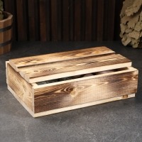 Камень для бани "Красное-Черное", малиновый кварцит и оливин Ящик 10 кг, фракция 70-120 мм