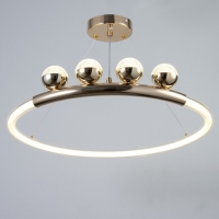 Светильник "Рони" LED 85Вт золото 50х50х9-100 см BayerLux Светильник "Рони" LED 85Вт золото 50х50х9-100 см BayerLux