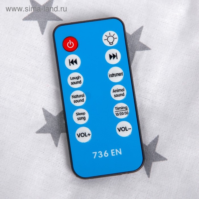 Мобиль музыкальный на кроватку &laquo;Нежные птички&raquo;, с ночником + пульт, цвет МИКС