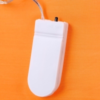 Карнавальная шляпа &laquo;Кошмарное веселье&raquo; оранжевая, с гирляндой