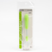 Ложка детская для кормления силиконовая, от 5 мес., цвет зеленый Ложка детская для кормления силиконовая, от 5 мес., цвет зеленый