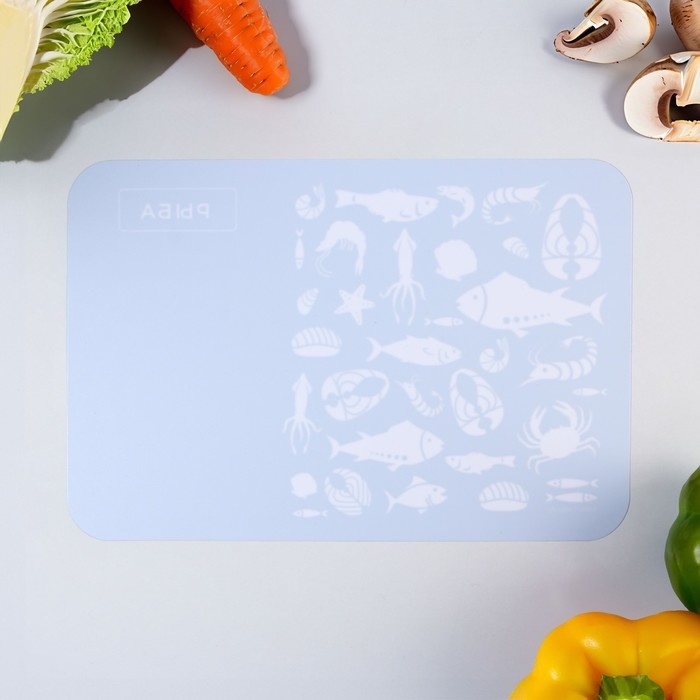 Доска разделочная, набор 4 шт., пластик &laquo;Ассорти&raquo;, 30х20 см